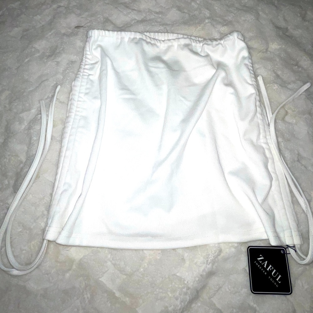New ZAFUL white bikini skirt